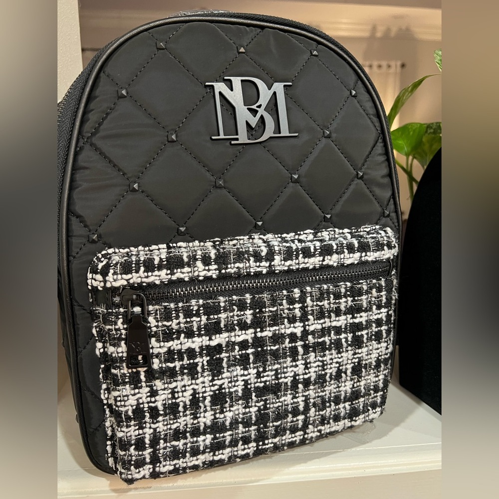 Badgley Mischka Black Backpack - Picture 7 of 9